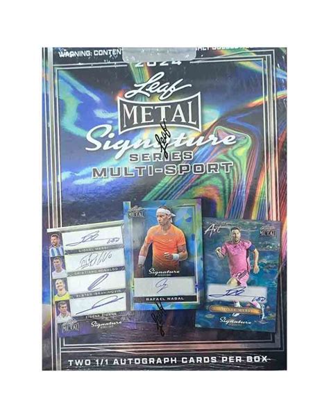 2024 leaf metal signature series box|2024 leaf signature series.